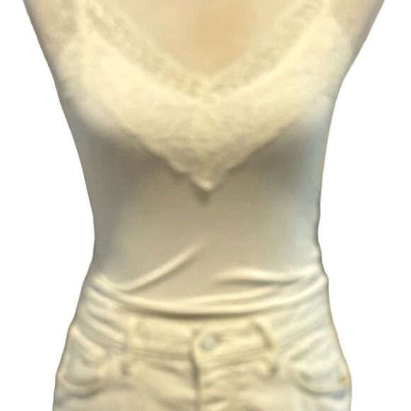 Zara Women's Top Beige Scoop Neck Adjustable Straps XS - Picture 4 of 5